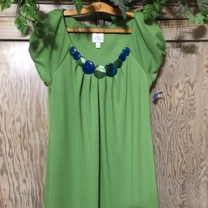 🌼3 for $15🌼 Suzy Chin green A-line dress